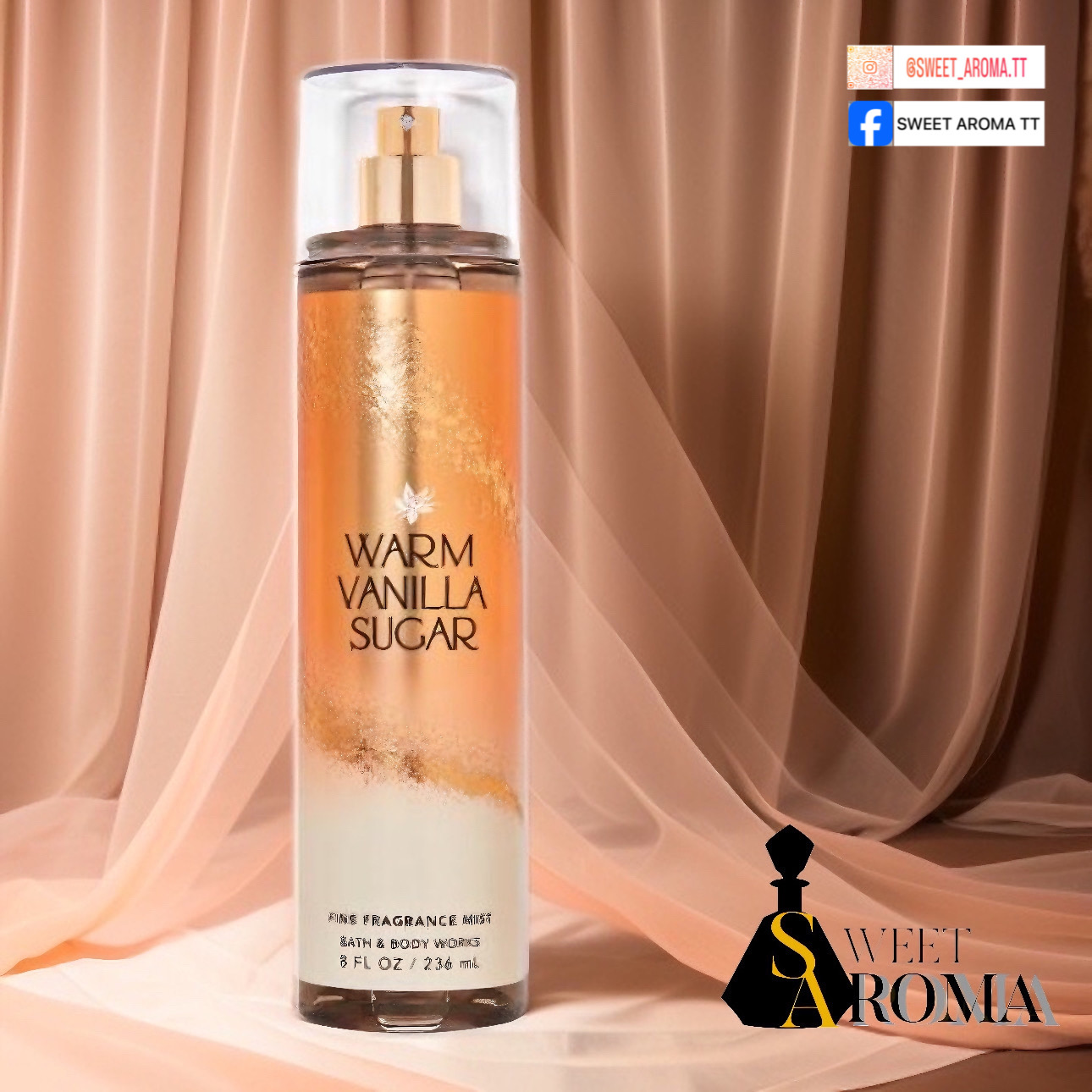 Bath & Body Works, Warm Vanilla Sugar Fine Fragrance Mist