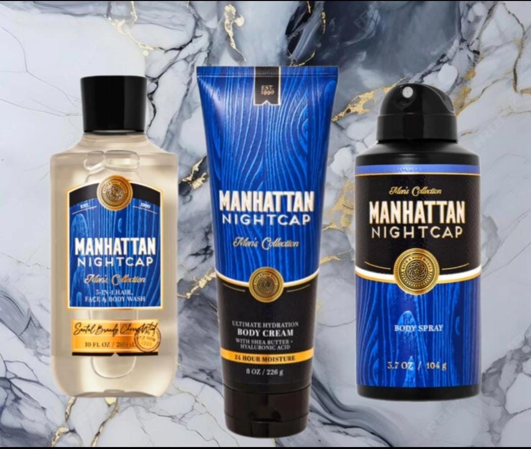 Bath & Body Works, Manhattan Nightcap 3-in-1 Hair, Face and Body Wash