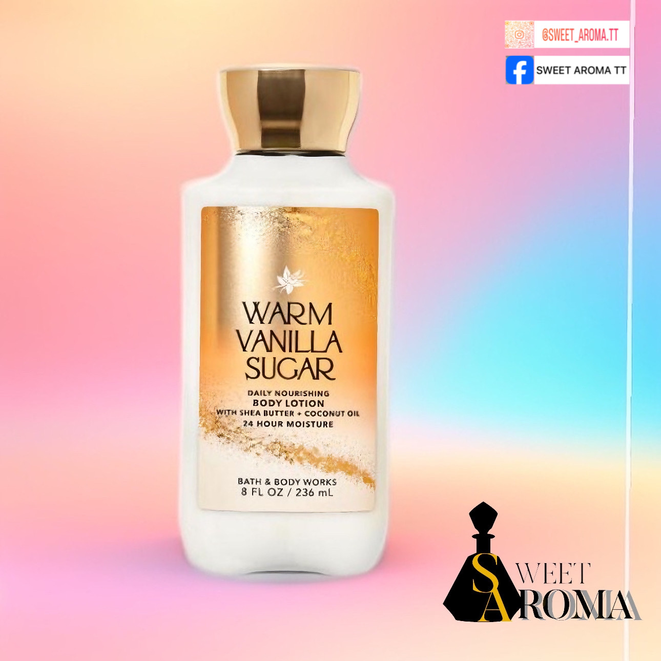 Bath & Body Works, Warm Vanilla Sugar Daily Nourishing Body Lotion