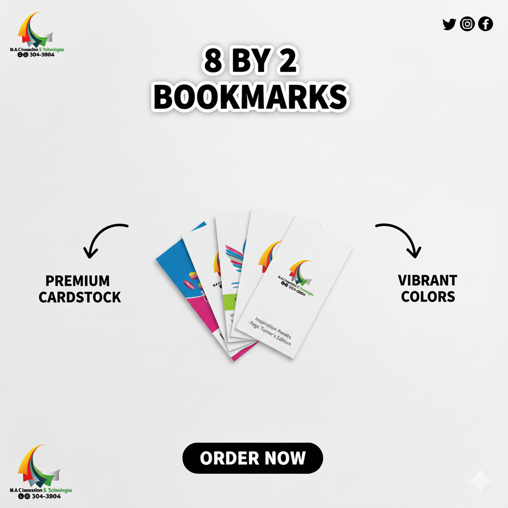 8 By 2 Bookmarks
