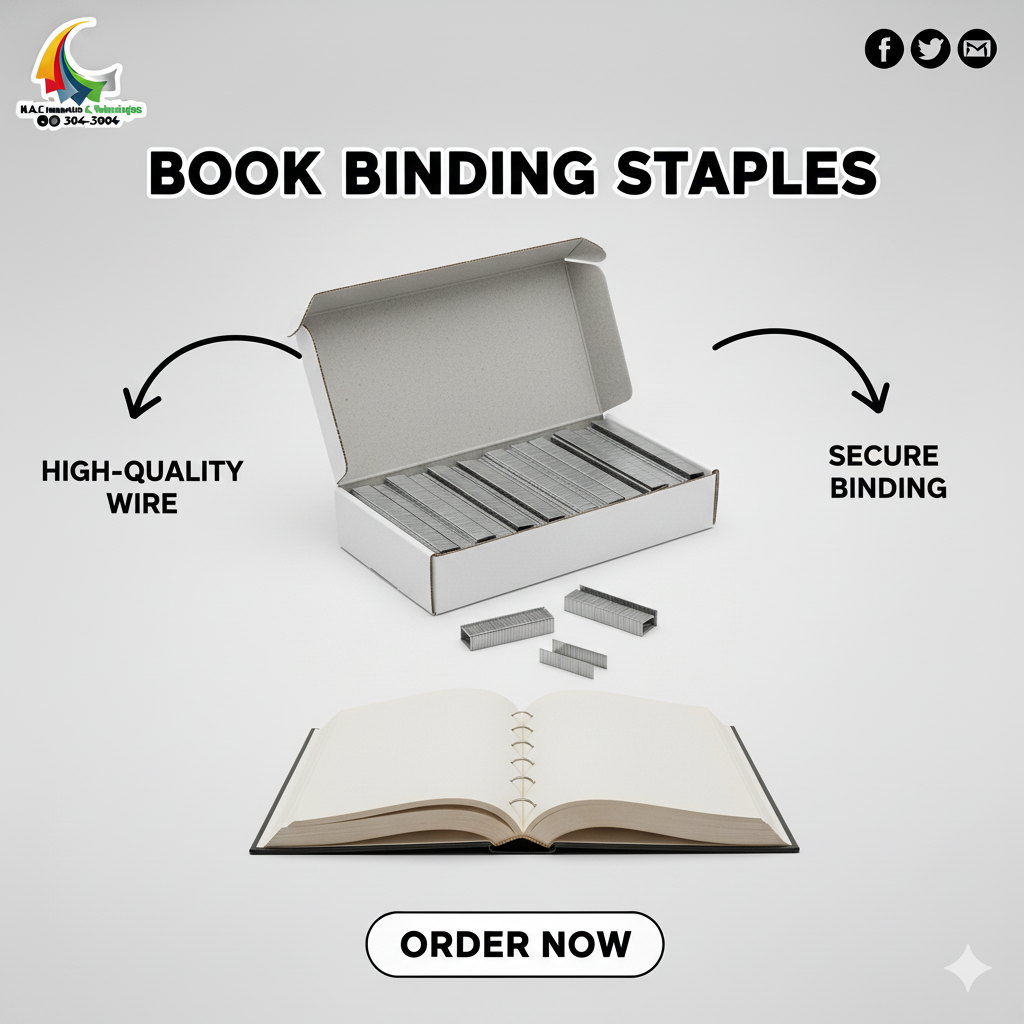Book binding staples
