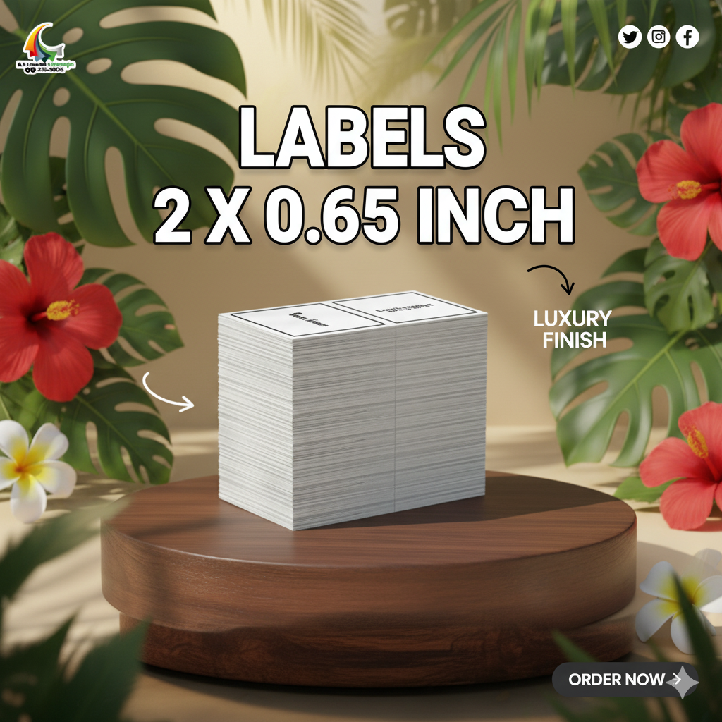 Labels 2 by .65