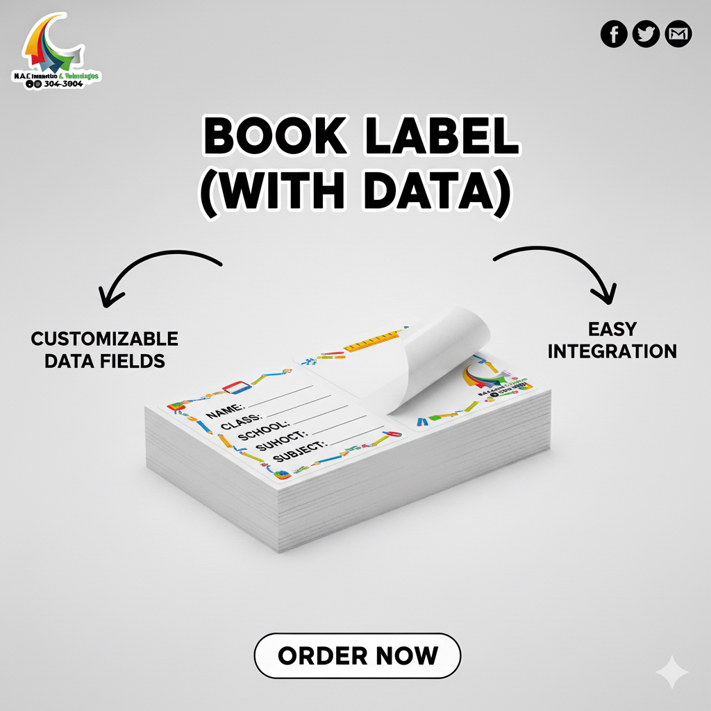 Book Label (With Data)
