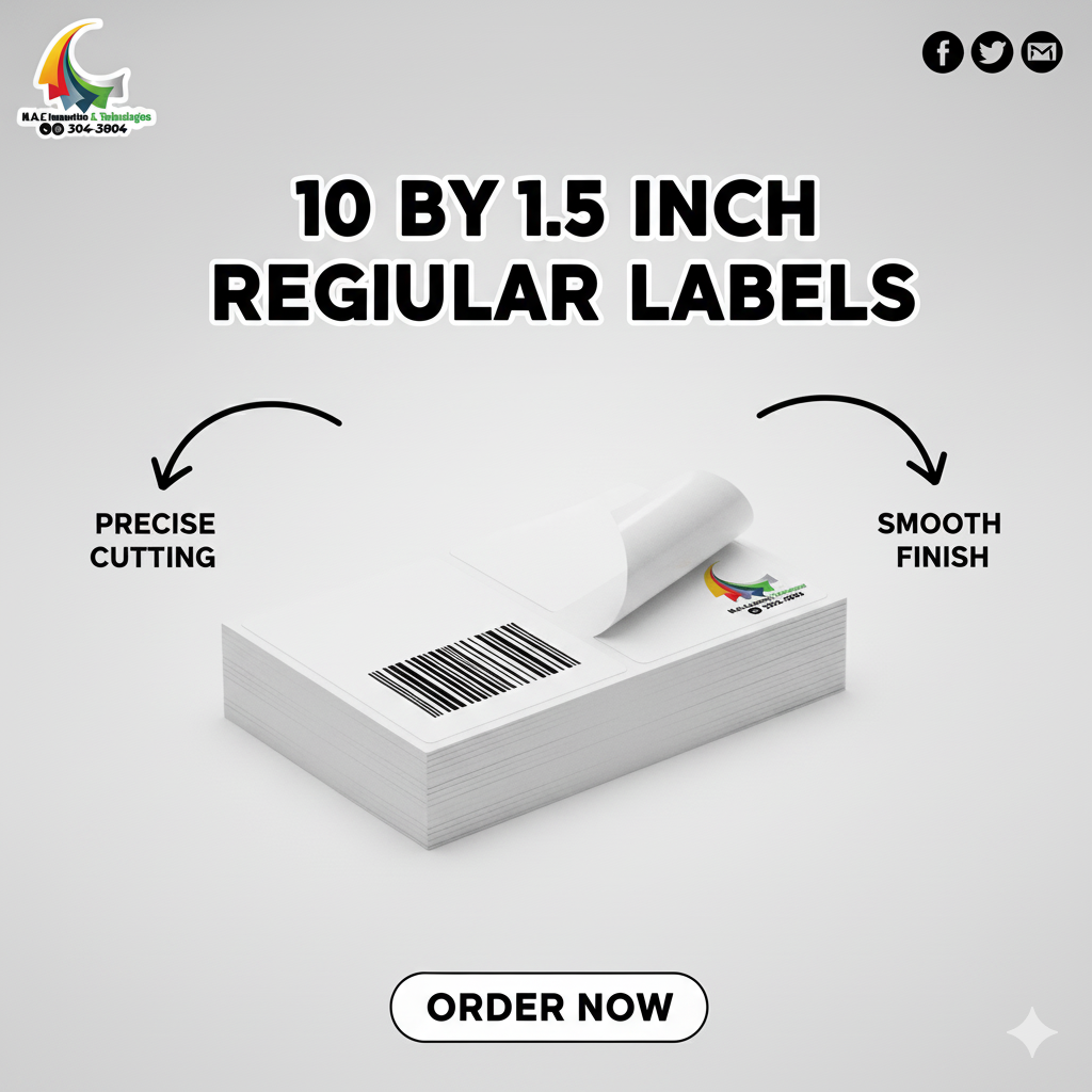 10 By 1.5 Regular Labels