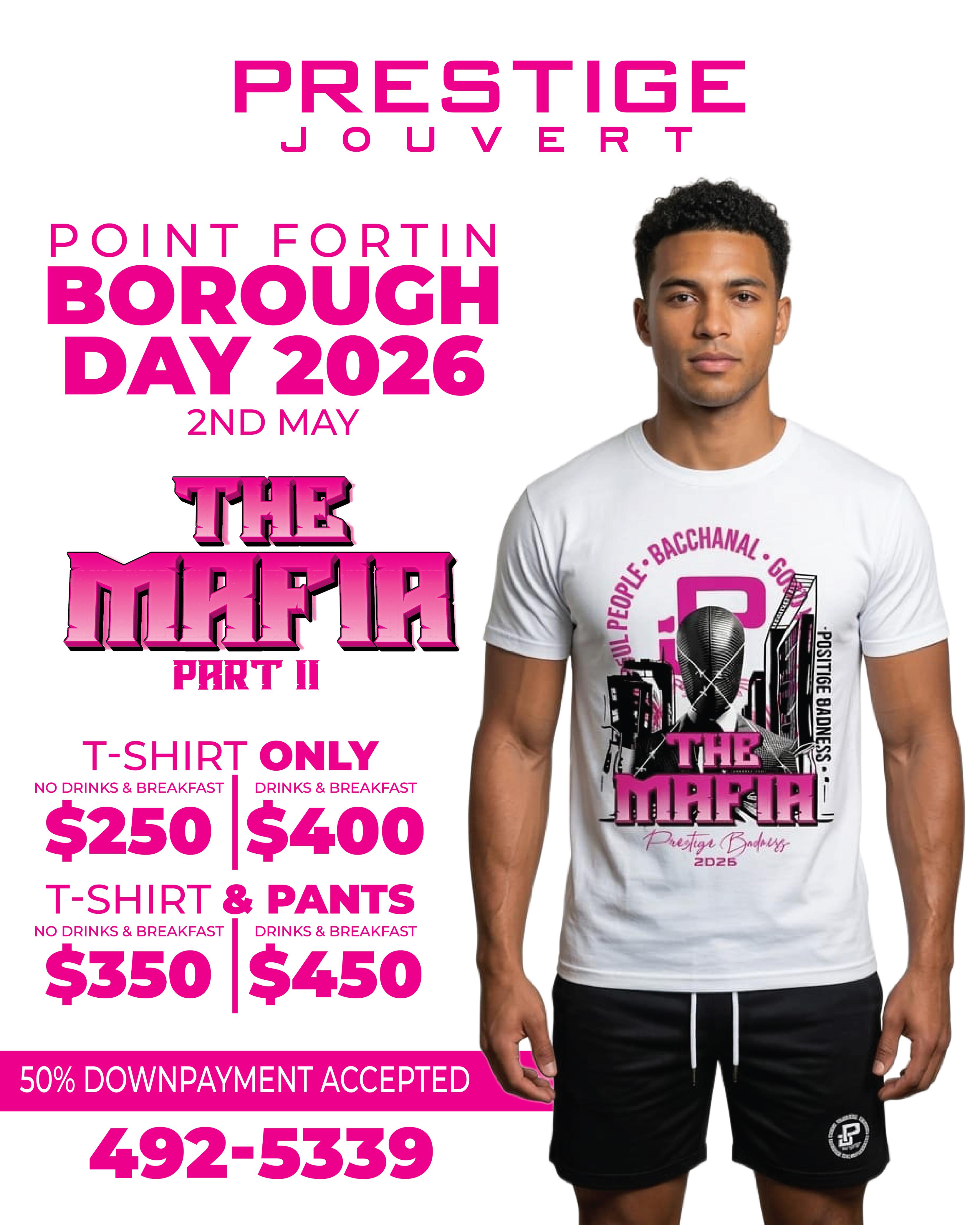 Tshirt Only Package (Men & Women) No Drinks & Breakfast 