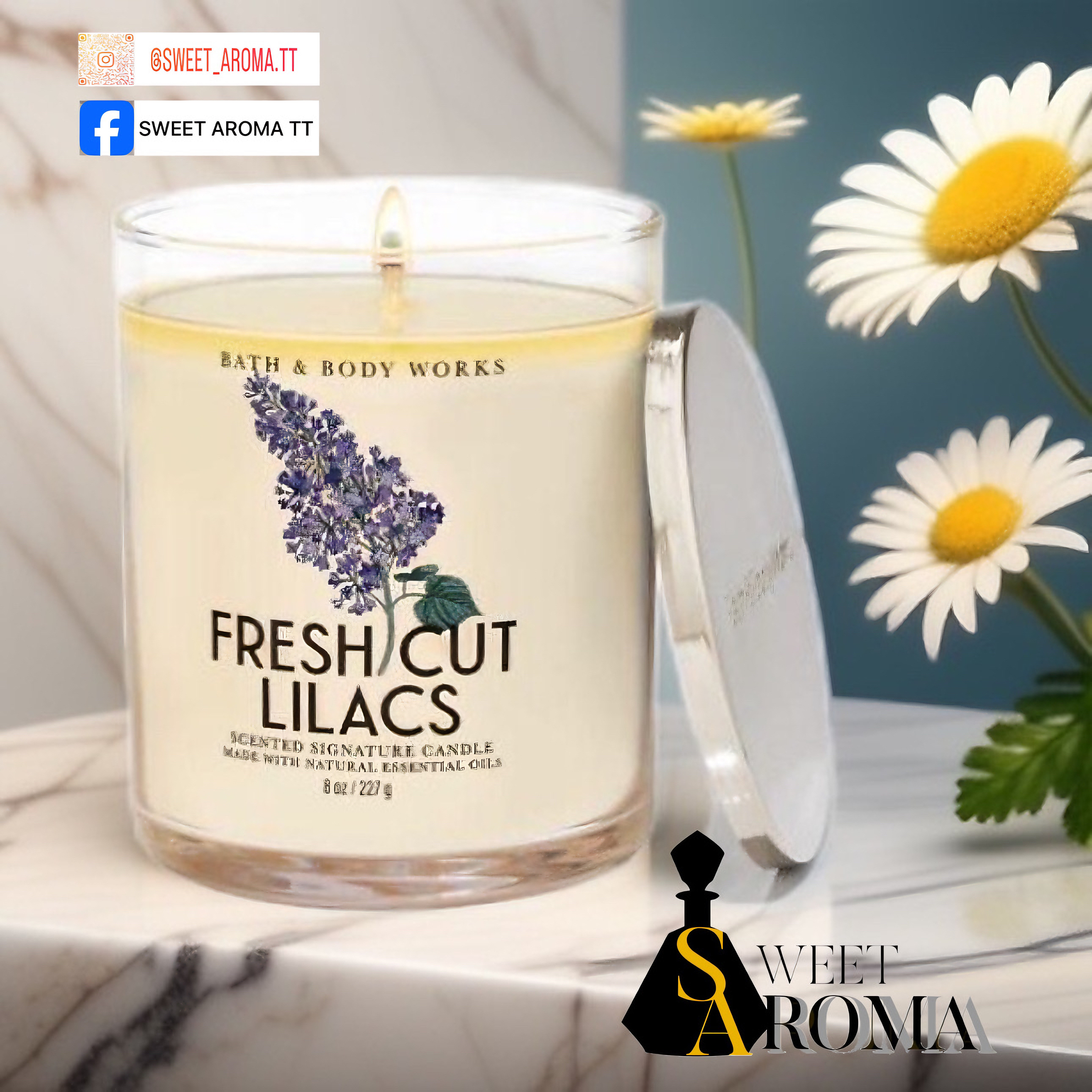 Bath & Body Works, Fresh Cut Lilacs 1 Wick Candle